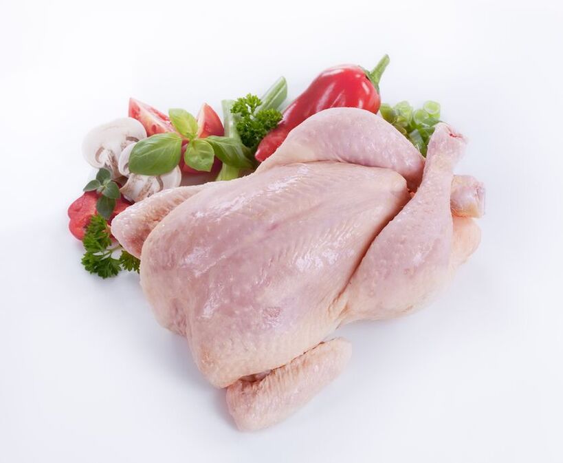 På den tredje dagen av 6 kronblad -dieten kan du äta kyckling i obegränsade mängder. 