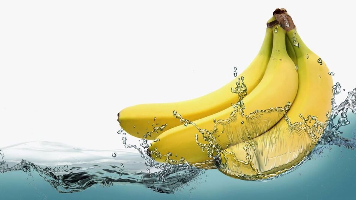 bananer är grunden för den japanska kosten